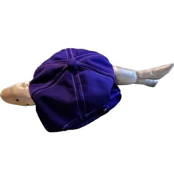 Vintage 1980 The Vegimals Whale Freemountain Toys Hat Blue/ Purple Snapback Cap - Picture 3 of 10